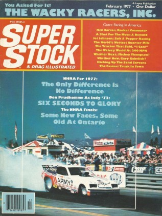 SUPER STOCK 1977 FEB - DIESELS, VETTE, BOATS, JETS & ROCKETS, SNAKE